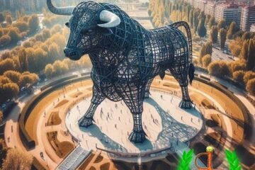 Vox Burgos propone que se utilice suelo público para construir un toro de 300 metros de altura, el triple que la catedral