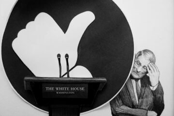 El retrato de Anthony Fauci pintado por un mexicano que no le gusta a la Casa Blanca
