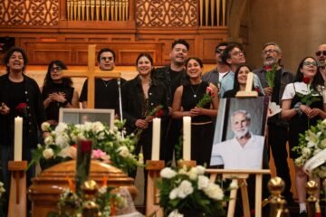 La despedida del actor Héctor Noguera, en imágenes