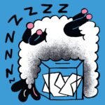 Cae la nieve y los corderitos nacen