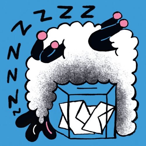 Cae la nieve y los corderitos nacen