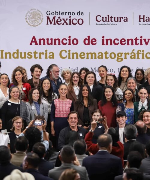 Sheinbaum presenta su plan de incentivos fiscales para el cine: “Queremos que se filme más en México”