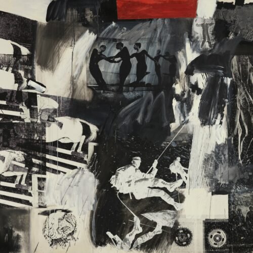 El Thyssen invita a meterse en un cuadro de Robert Rauschenberg