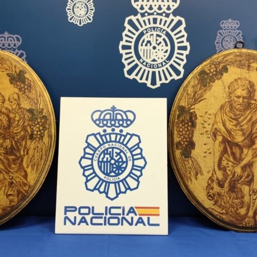 La Policía Nacional recupera dos óleos del siglo XVII desaparecidos hace casi 100 años