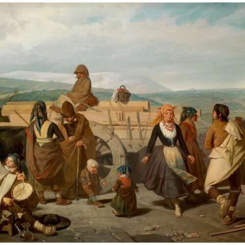 El Prado reúne las pinturas donde Valeriano D. Bécquer retrató las costumbres por provincias