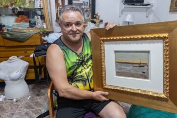 Sorolla en la basura