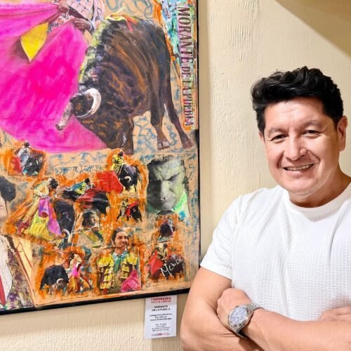 Emilio Méndez lleva a la Feria de Colmenar Viejo su particular mirada a 15 años de «Toros, Pasión y Arte»