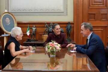 ¿De qué habrán hablado Sheinbaum y Ferguson?