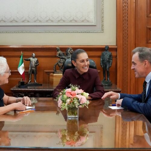 ¿De qué habrán hablado Sheinbaum y Ferguson?