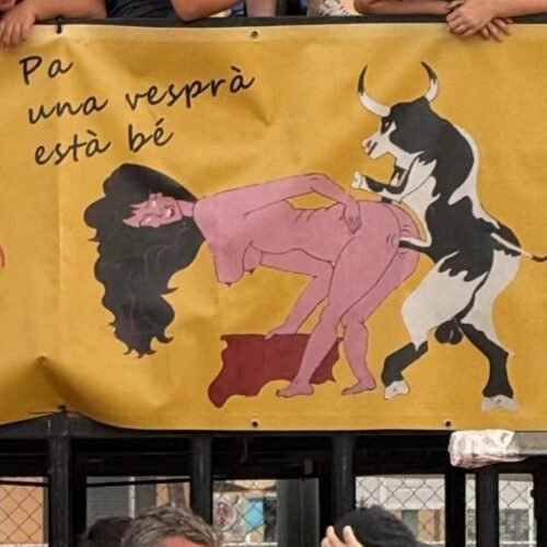 “Una humillación con forma de camiseta”: el cartel sexista taurino de Sagunt (Valencia) que la Generalitat ya ha denunciado