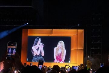 Dua Lipa canta con Shakira ‘Antología’ en el octavo concierto de la colombiana en Madrid